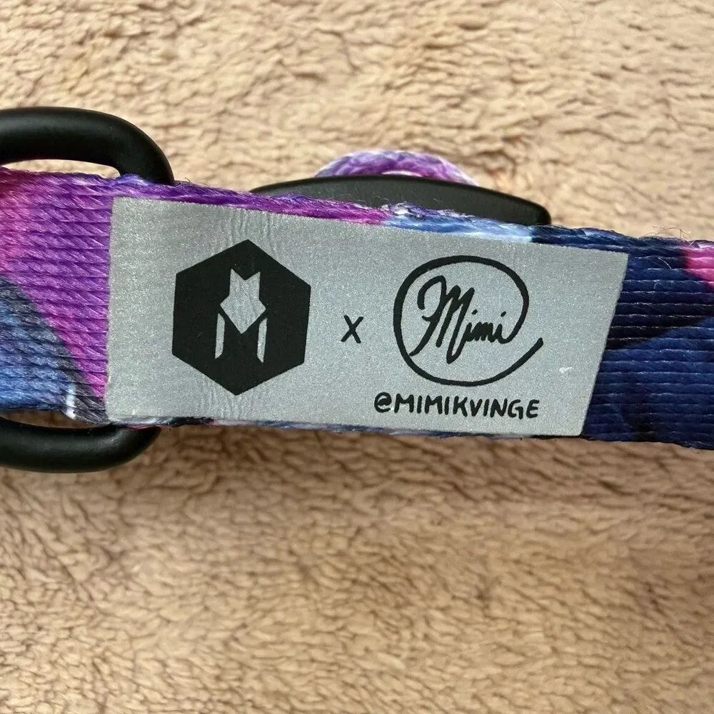Wolfgang Venture Dog Collar Size Small 8-12 Inches Purple Pink NWT